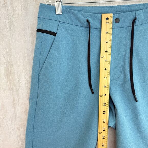 Lululemon Shorts Mens Size 32 Hybrid 3rd Street 10" Inseam Blue Golf Preppy - Picture 7 of 15